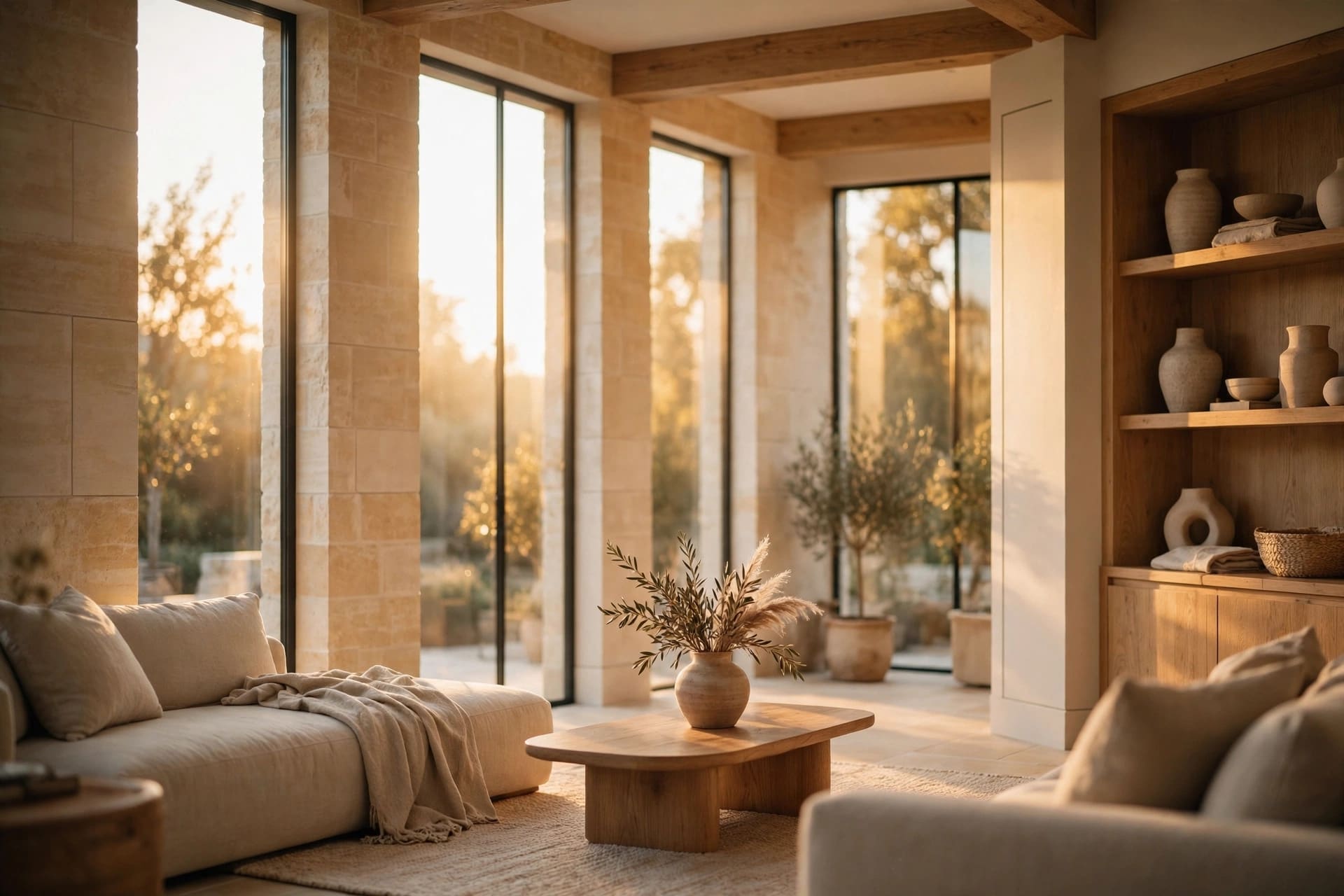 Warm, light filled renovated living space